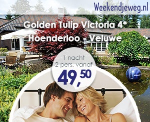 Weekendjeweg - Golden Tulip Victoria 4* vanaf 49,50.