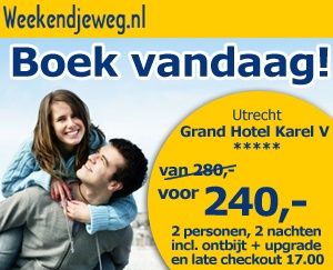 Weekendjeweg - Grand Hotel Karel V 5* Vanaf 240,00.
