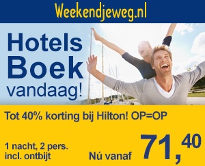 Weekendjeweg - Hilton Royal Parc Soestduinen 4* vanaf 77,40.