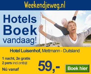 Weekendjeweg - Hotel Luisenhof 3* vanaf 59,-.