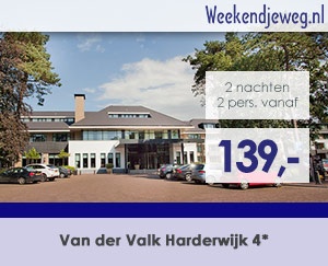 Weekendjeweg - Van der Valk Hotel Harderwijk 4* vanaf 139,-.