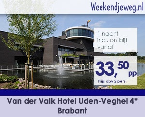 Weekendjeweg - Van der Valk Hotel Uden-Veghel 4* vanaf 67,-.