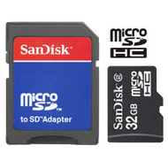 Week op Week - Sandisk 32 Gb Micro Sdhc Met Adapter En Gratis Verzending
