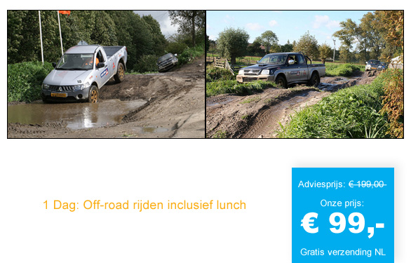 123 Dagaanbieding - 1 Dag: Off-road Rijden Inclusief Lunch