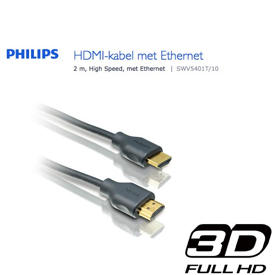 123 Dagaanbieding - 3-Pack Philips Hdmi-kabel Met Ethernet 123 Dagaanbieding - 3-Pack Philips Hdmi-kabel Met Ethernet