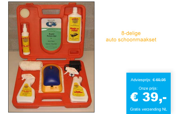 123 Dagaanbieding - 8-Delige Auto Schoonmaakset