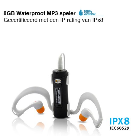 123 Dagaanbieding - 8Gb Waterproof Mp3 Speler 123 Dagaanbieding - 8Gb Waterproof Mp3 Speler