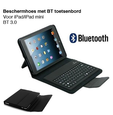 123 Dagaanbieding - Beschermhoes Met Bt Toetsenbord Voor Ipad/ipad Mini