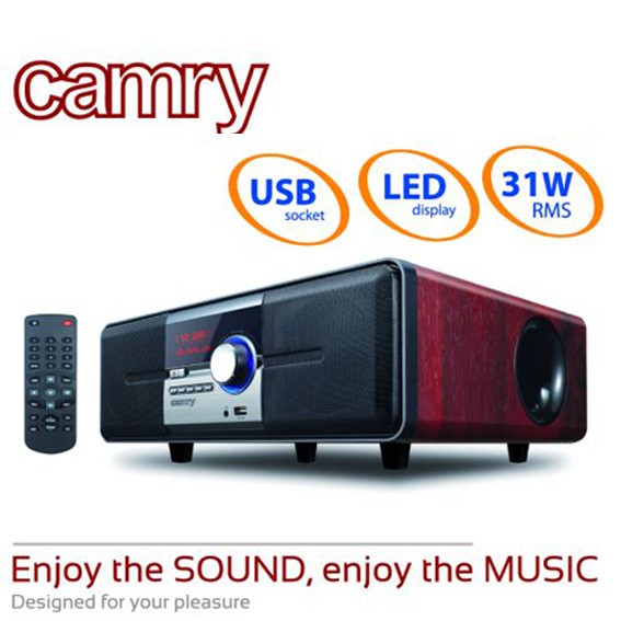 123 Dagaanbieding - Camry Retro Home Theatre Audio Set