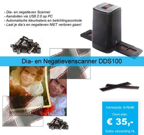 123 Dagaanbieding - Dia- En Negatievenscanner Dds100