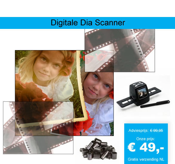 123 Dagaanbieding - Digitale Dia Scanner 123 Dagaanbieding - Digitale Dia Scanner