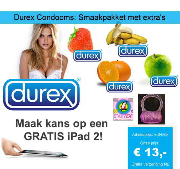 123 Dagaanbieding - Durex Condooms: Smaakpakket Met Extra's