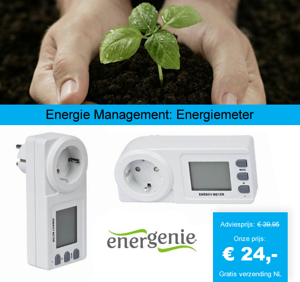 123 Dagaanbieding - Energie Management: Energiemeter 123 Dagaanbieding - Energie Management: Energiemeter