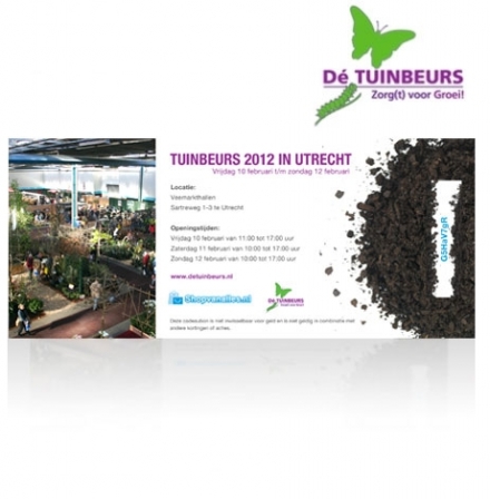 123 Dagaanbieding - Entreekaart Tuinbeurs 2012 123 Dagaanbieding - Entreekaart Tuinbeurs 2012