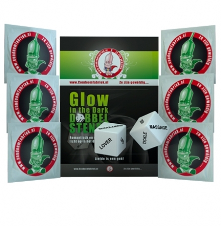 123 Dagaanbieding - Glow In The Dark Condoom Pakket