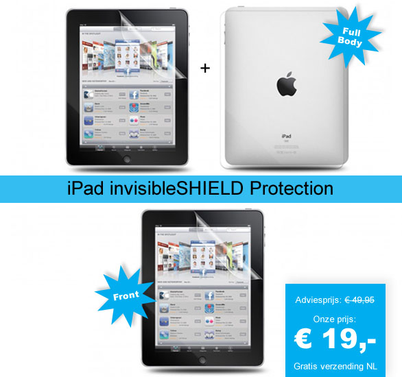 123 Dagaanbieding - Ipad Invisibleshield Protection