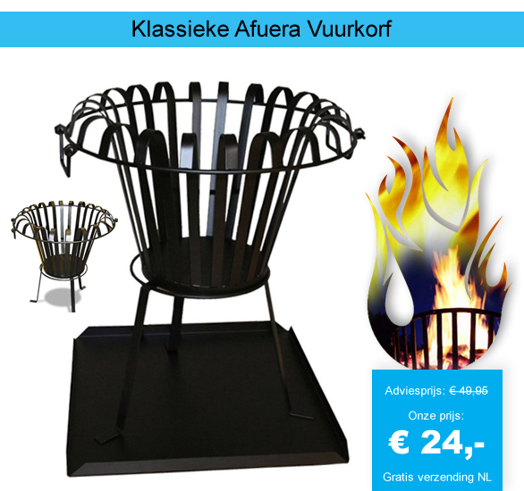 123 Dagaanbieding - Klassieke Afuera Vuurkorf