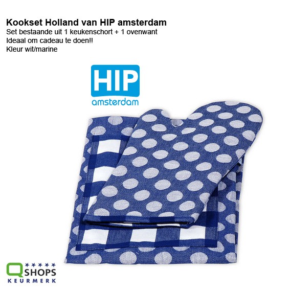 123 Dagaanbieding - Kookset Holland Van Hip Amsterdam