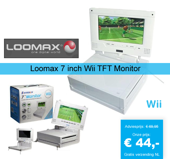 123 Dagaanbieding - Loomax 7 Inch Wii Tft Monitor