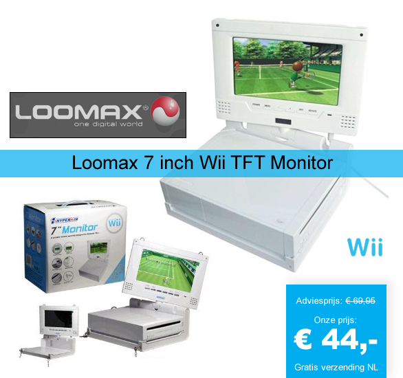 123 Dagaanbieding - Loomax 7 Inch Wii Tft Monitor 123 Dagaanbieding - Loomax 7 Inch Wii Tft Monitor