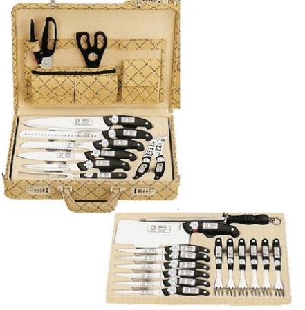 123 Dagaanbieding - Luxe 24-Delig Zwitsers Messenset Van Icw Met Koffer 123 Dagaanbieding - Luxe 24-Delig Zwitsers Messenset Van Icw Met Koffer