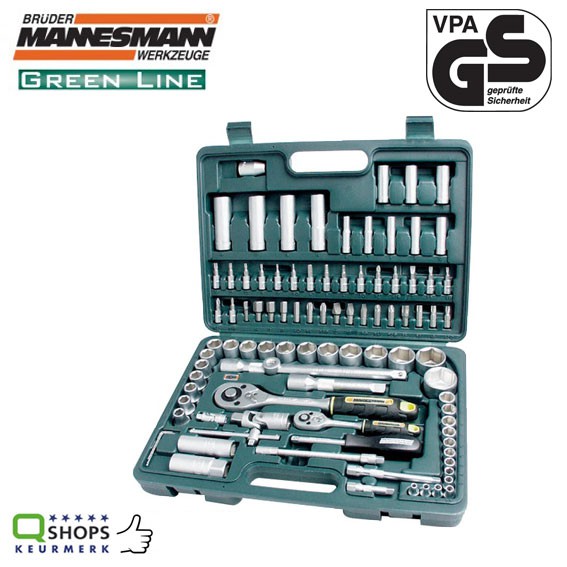 123 Dagaanbieding - Mannesmann Dopsleutelset 94-Delig 123 Dagaanbieding - Mannesmann Dopsleutelset 94-Delig