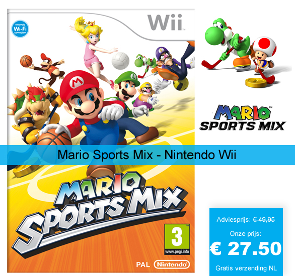 123 Dagaanbieding - Mario Sports Mix - Nintendo Wii