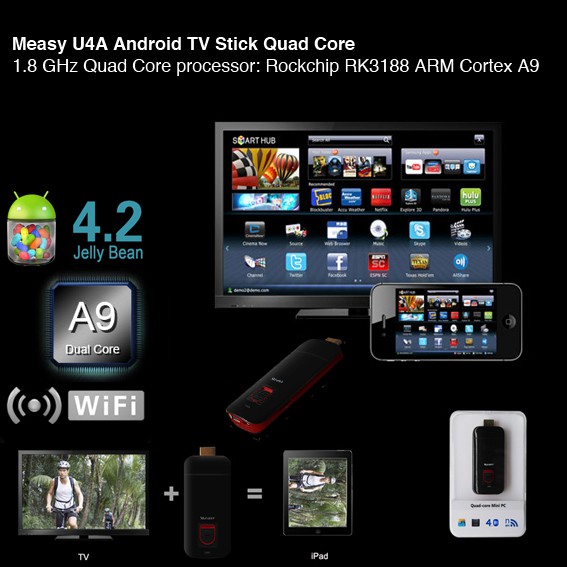 123 Dagaanbieding - Measy U4a Android Tv Stick Quad Core 123 Dagaanbieding - Measy U4a Android Tv Stick Quad Core