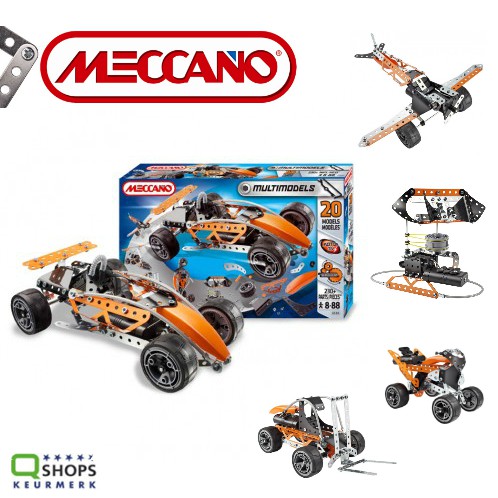 123 Dagaanbieding - Meccano Multimodels 20 Model Set