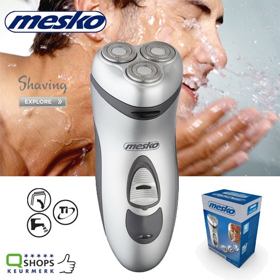 123 Dagaanbieding - Mesko Premium 3 Kops Scheerapparaat Met Baardtrimmer 123 Dagaanbieding - Mesko Premium 3 Kops Scheerapparaat Met Baardtrimmer