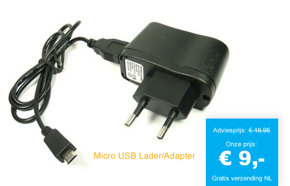 123 Dagaanbieding - Micro Usb Lader/adapter 123 Dagaanbieding - Micro Usb Lader/adapter