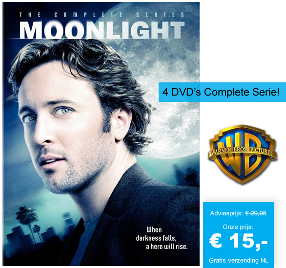 123 Dagaanbieding - Moonlight - Complete Serie Op Dvd 123 Dagaanbieding - Moonlight - Complete Serie Op Dvd