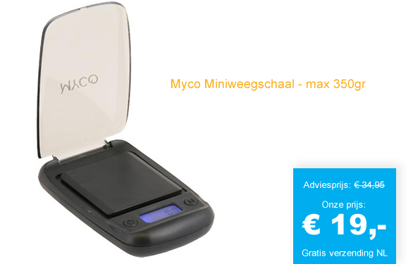 123 Dagaanbieding - Myco Miniweegschaal - Max 350Gr