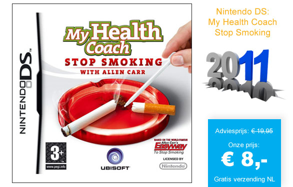 123 Dagaanbieding - Nintendo Ds: My Health Coach - Stop Smoking