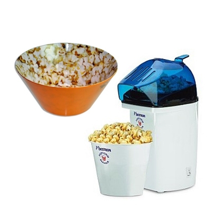 123 Dagaanbieding - Popcornmachine Met Schaal (1200W)