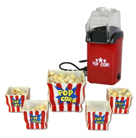 123 Dagaanbieding - Popcornmaker Met 5 Schalen