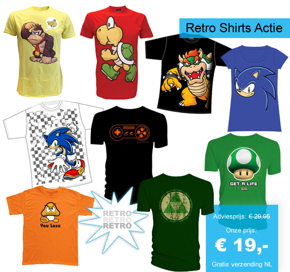 123 Dagaanbieding - Retro Shirts Actie 123 Dagaanbieding - Retro Shirts Actie