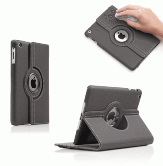 123 Dagaanbieding - Rotating Case Voor Ipad Mini Met Gratis Screenprotector