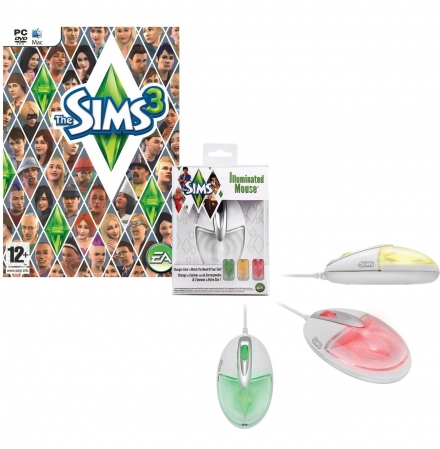 123 Dagaanbieding - The Sims 3 + Illuminated Mood Mouse (Pc)