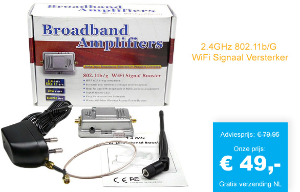123 Dagaanbieding - Wifi Signaal Versterker 123 Dagaanbieding - Wifi Signaal Versterker