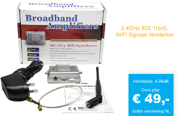 123 Dagaanbieding - Wifi Signaal Versterker