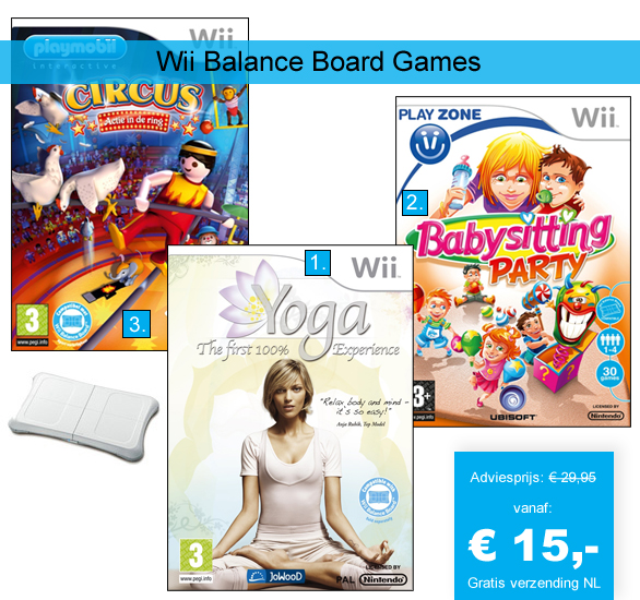 123 Dagaanbieding - Wii Balance Board Games 123 Dagaanbieding - Wii Balance Board Games