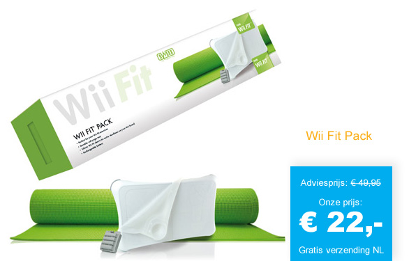 123 Dagaanbieding - Wii Fit Pack 123 Dagaanbieding - Wii Fit Pack