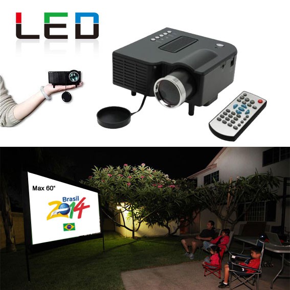 123 Dagaanbieding - Wk Special 60 Inch Led Beamer Zwart Of Wit