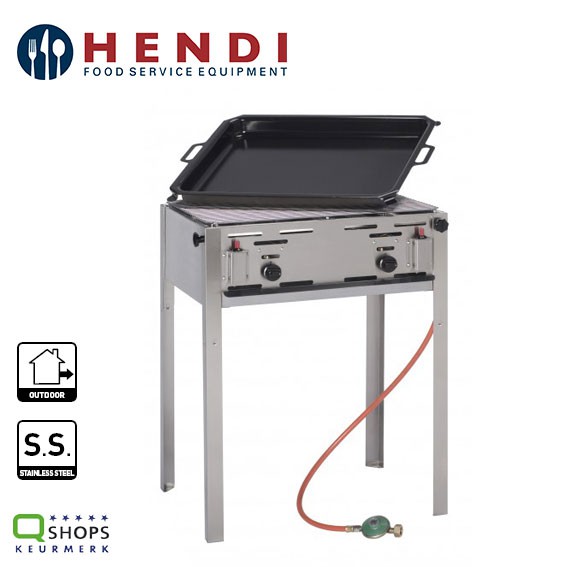 123 Dagaanbieding - Wk Special Gas Bbq Hendi Grill Master Maxi