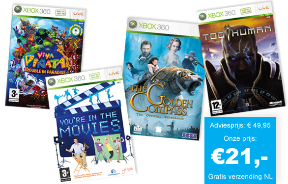 123 Dagaanbieding - Xbox 360: 4 Games