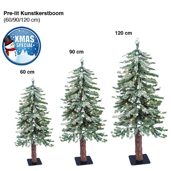 123 Dagaanbieding - Xmas Special Pre-lit Kunstkerstboom (60/90/120 Cm)