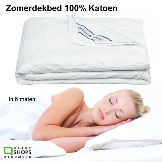 123 Dagaanbieding - Zomerdekbed Van 100% Katoen