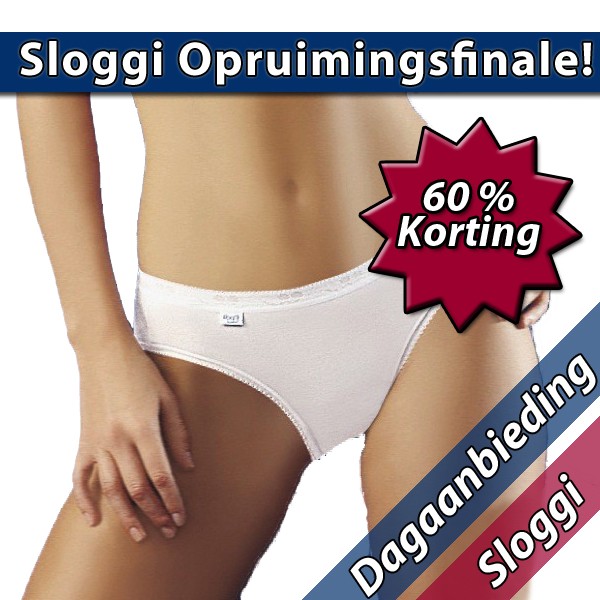 Een Dag Actie - 3-Pack Sloggi Basic Mini Een Dag Actie - 3-Pack Sloggi Basic Mini