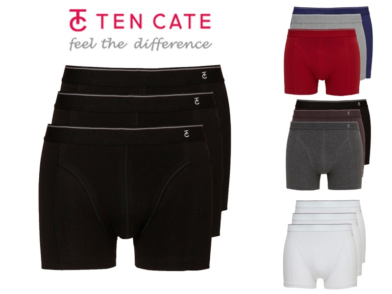 Een Dag Actie - 3-Pack Ten Cate Herenboxershorts Een Dag Actie - 3-Pack Ten Cate Herenboxershorts